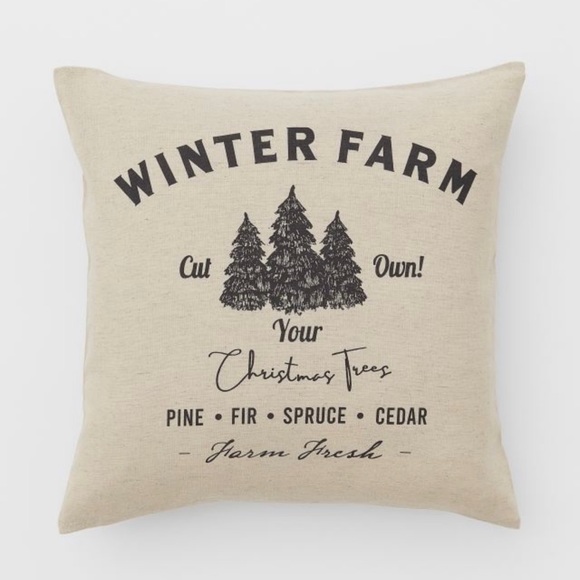 H&M Other - Pillow Cover Linen Blend 20x20 Light Beige H&M Home Organic Cotton